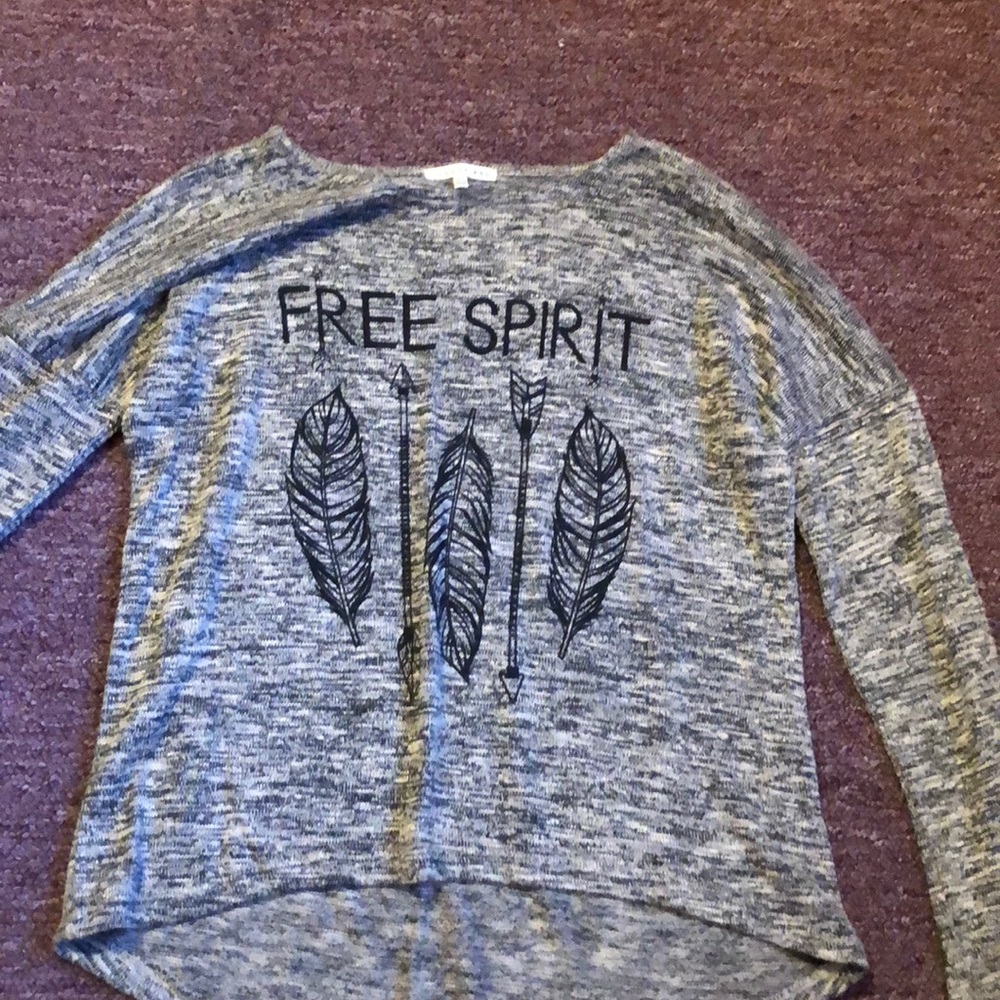 Long sleeved “Free Spirit” shirt